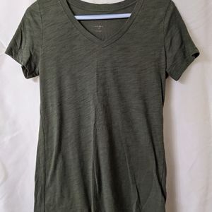Green v neck
